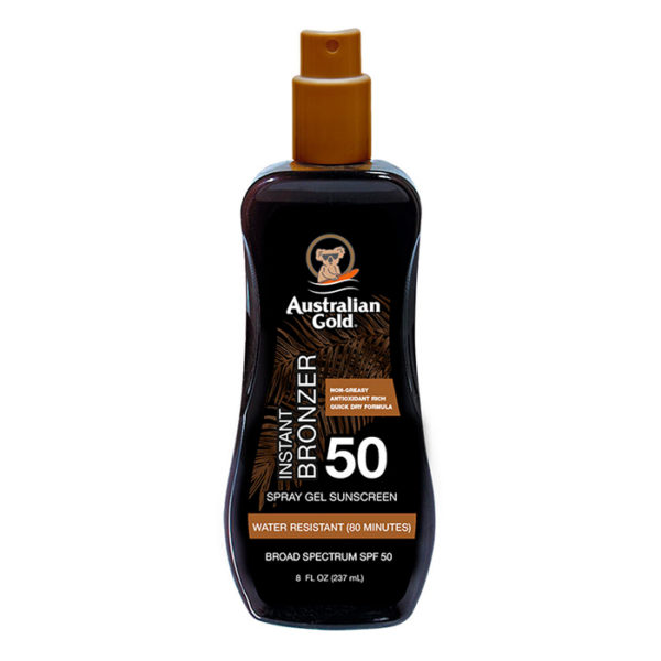 Australian Gold Spray Gel Instant Bronzer SPF50 237ml - Effetto Bronze