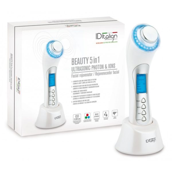 Beauty 5in1 Ultrasonic Photon & Ions - Ultrasuoni Fotoni E ioni - immagine 4