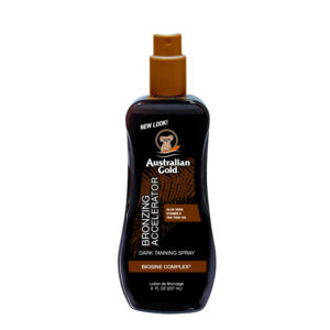 Australian Gold Dark Tanning Bronzing Accelerator Spray Gel