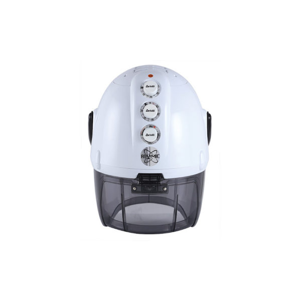 Casco Asciugacapelli Professionale Atomic Bianco Con Piede