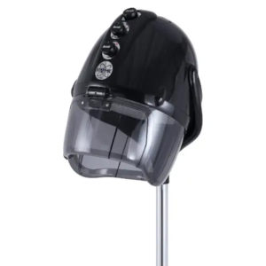 Casco Asciugacapelli Professionale Atomic Nero Con Piede