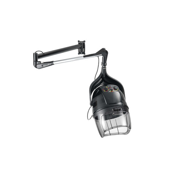Casco Dryer Record 1200 Hang Up a muro Nero