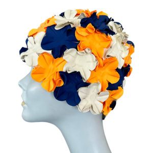 Cuffia Per Mare E Piscina Gommata Fiori N. 14 Coccole