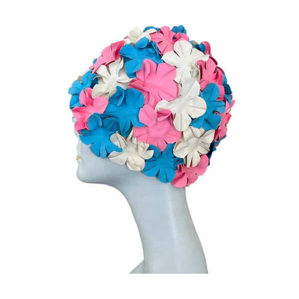 Cuffia Per Mare E Piscina Gommata Fiori N. 18 Doll