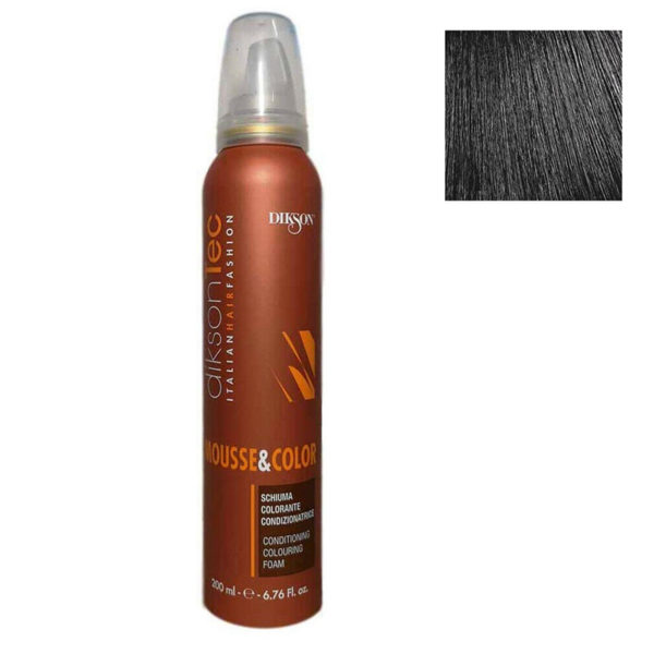 Dikson Mousse Schiuma Colorante 200ml Nero