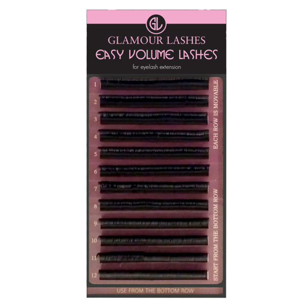 Glamour Lashes Easy Volume Lashes 14mm