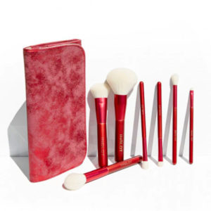 Inglot Set Di Pennelli (7 Pezzi) Rosso Passione