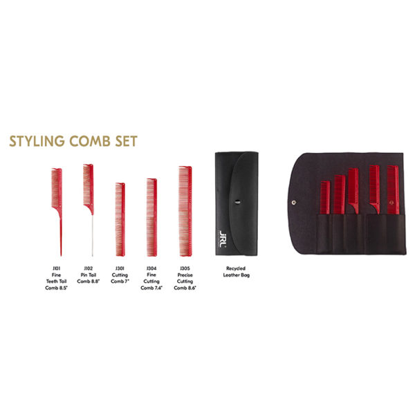 Jrl Styling Combo Set - Set Pettini Confezione 5 Pezzi