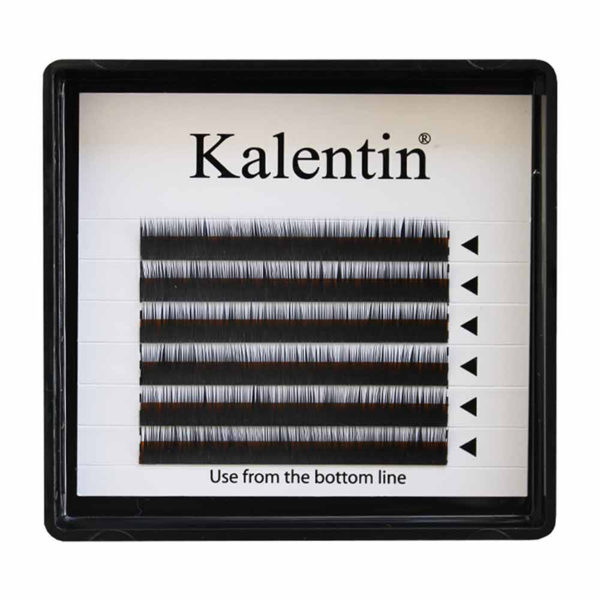 Kalentin Extension Per Sopracciglia Curva I - Nero 7mm