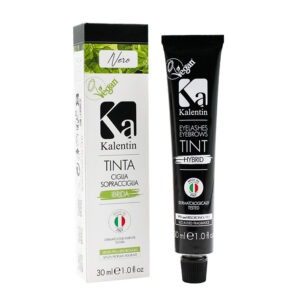 Kalentin Tinta Ibrida Effetto Hennè Per Ciglia E Sopracciglia Nero