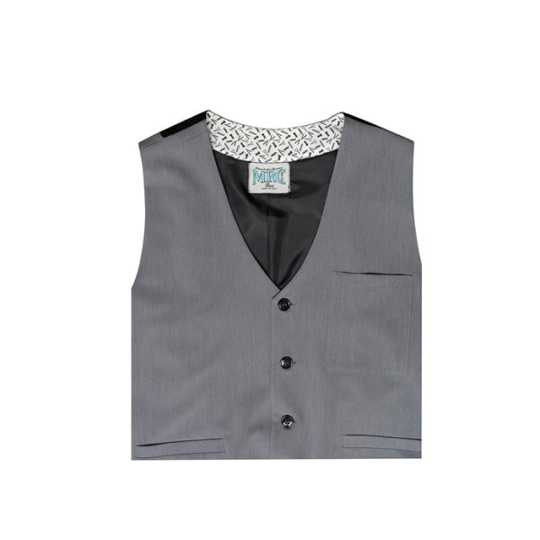 Mrc Gilet Queens Grigio A Quadretti Taglia XL