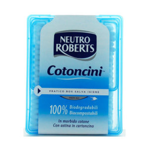 Neutro Roberts Cotoncini Nettaorecchie 260 Pezzi Cotton Fioc