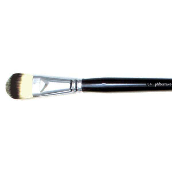 Pennello professionale nylon per prodotti in polvere e in crema n34