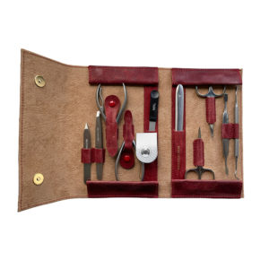 Set Manicure Wal Pelle Mattone