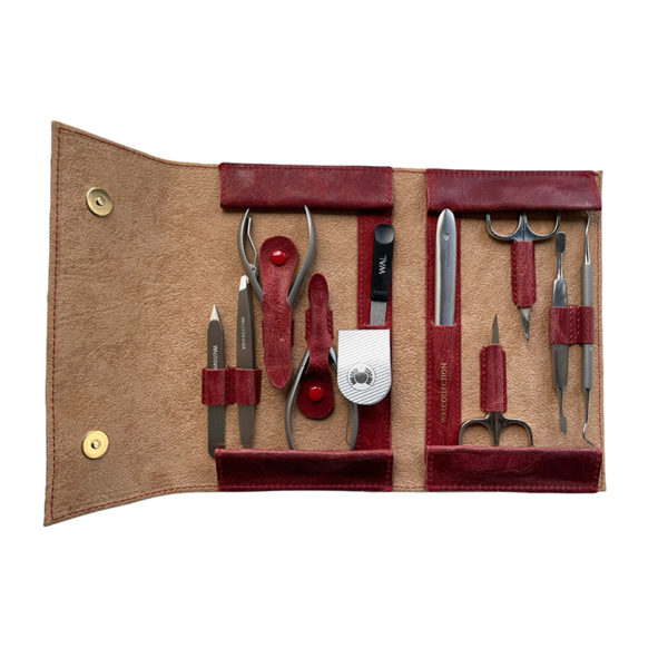 Set Manicure Wal Pelle Mattone
