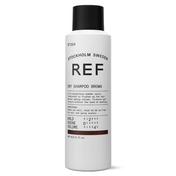 REF Dry Shampoo Brown N°204 200ml - Shampoo A Secco Marrone