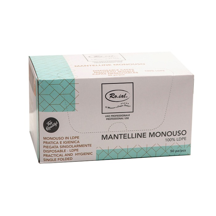 Ro.Ial. Mantella Colore E Taglio PE Piegata Bianca