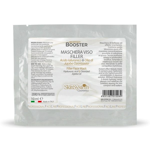 Skin System Booster Filler Maschera Viso Acido Ialuronico 10ml