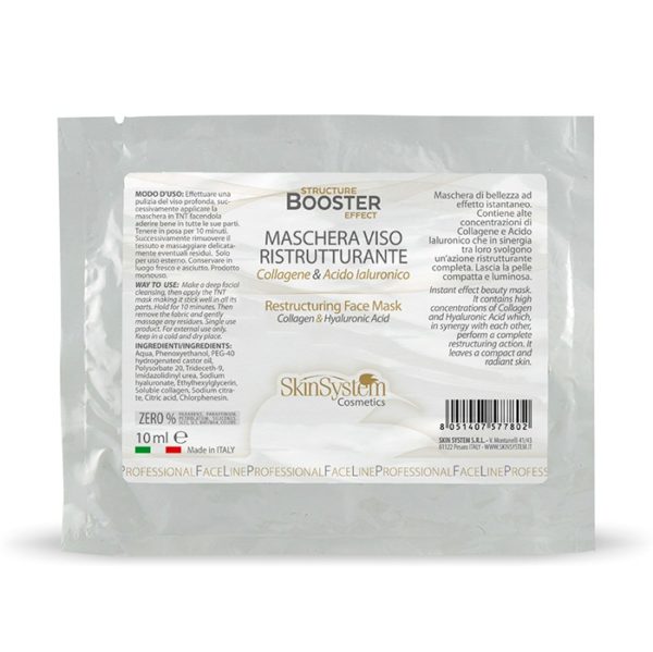 Skin System Booster Ristrutturante Maschera Viso Collagene 10ml
