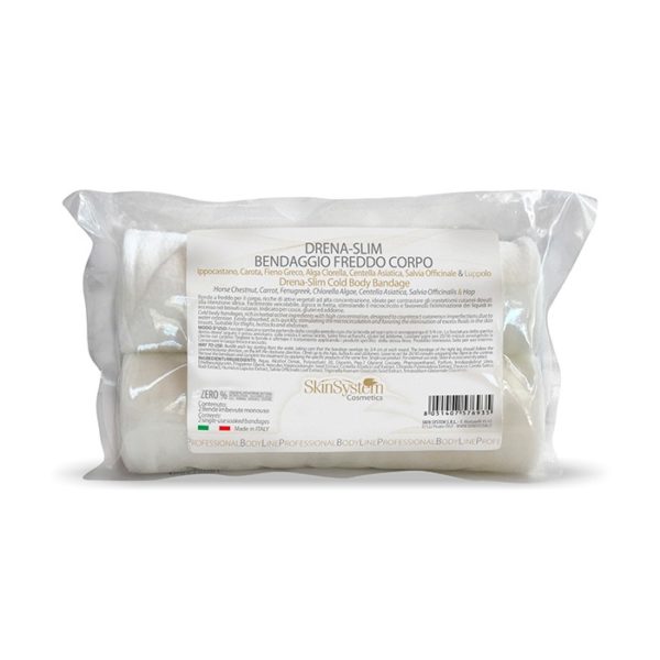 Skin System Drena-Slim Bendaggio Corpo A Freddo (Confezione 2 Bende)