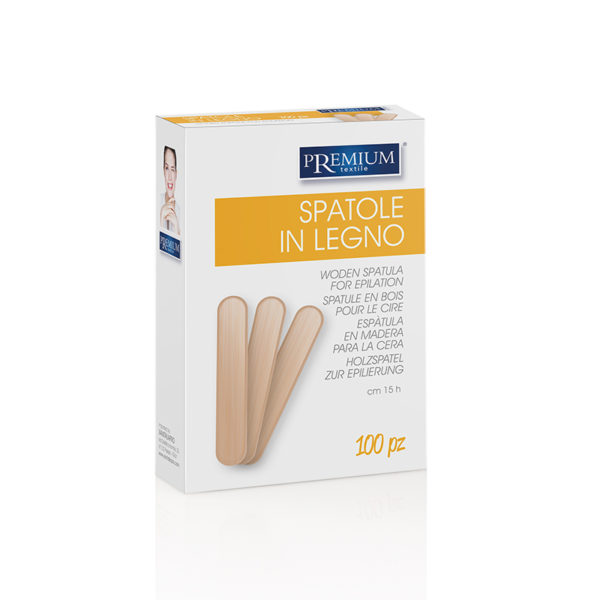 Spatola In Legno Stendi Cera conf.100pz - immagine 2
