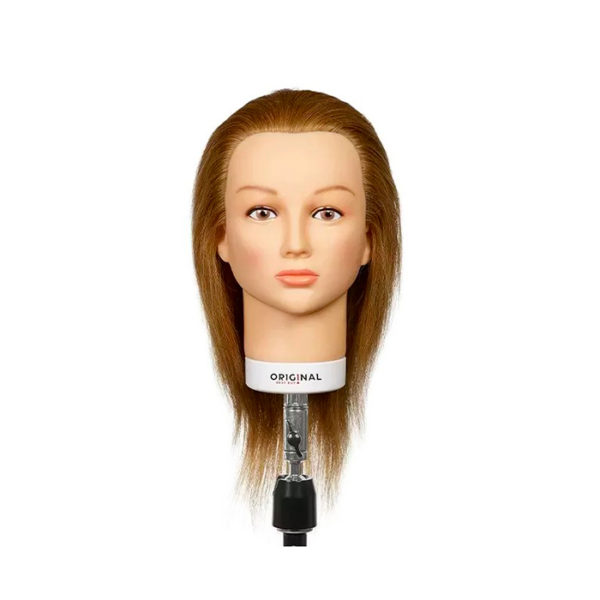 Testa Studio Isaline Capelli Naturali Castano Chiaro 40cm