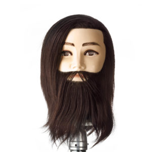 Testina Uomo Barba E Capelli Naturali