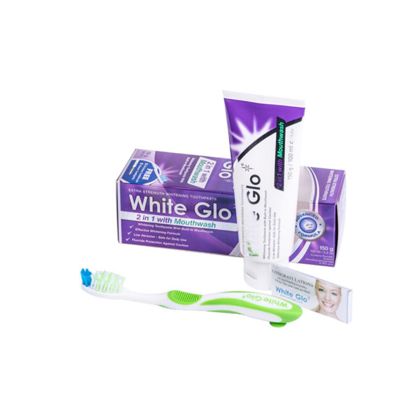 White Glo 2 in 1 Mouthwash