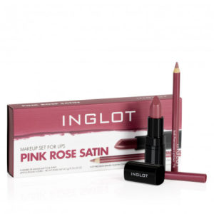 Inglot - Makeup Set for Lips PINK ROSE SATIN