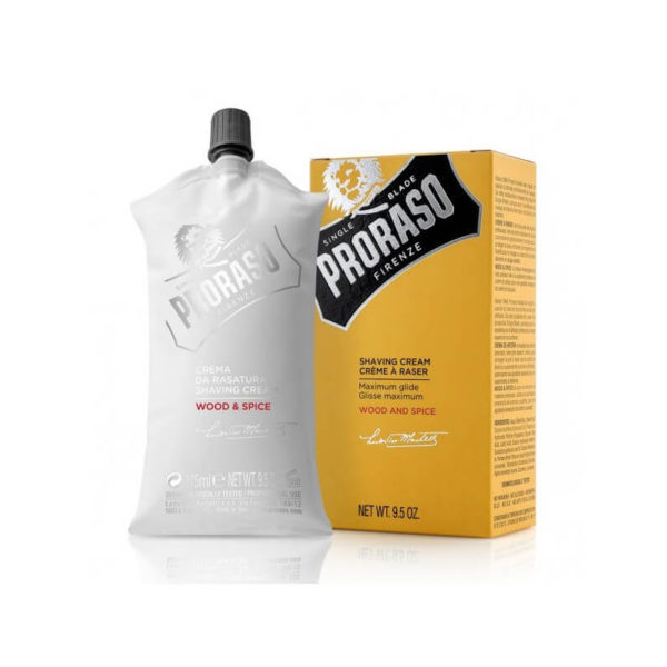 Proraso Linea Gialla Crema Da Rasatura 275ml Wood And Spice