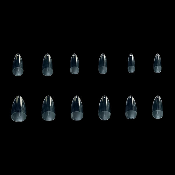 Estrosa Mandorla Corta Nail Gel Tips - 12 Misure 240 Pezzi - immagine 2