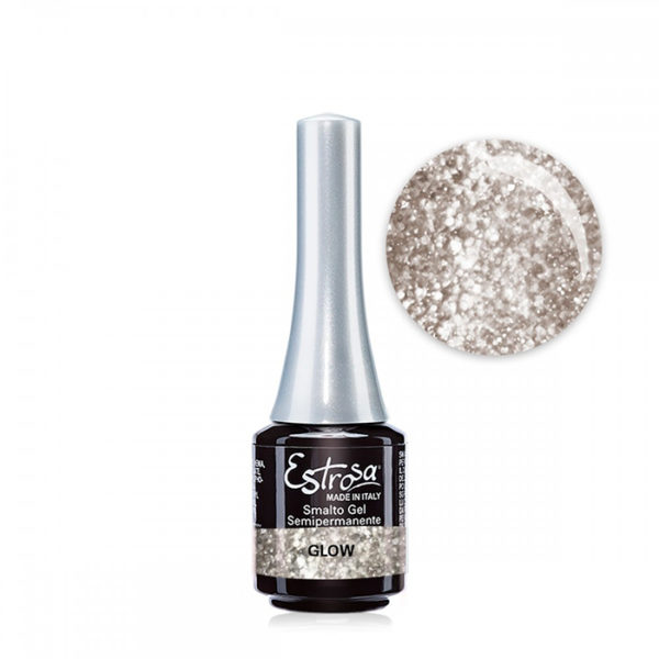 Estrosa Smalto Semipermanente Glow Glitter Chrome 7ml