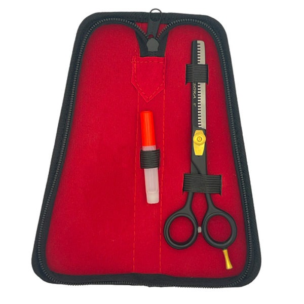 Forbici Professional A Sega Sfoltitrici Nere 6" - immagine 3