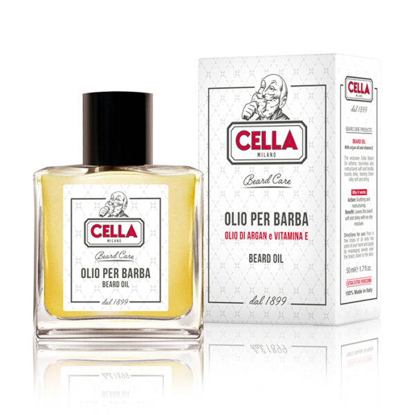 Cella Beard Care Olio Per Barba Argan E Vitamina E