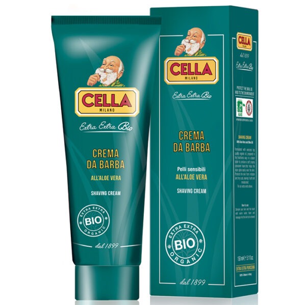 Cella Bio Organic Crema Da Barba In Tubo Bio Pelli Sensibili