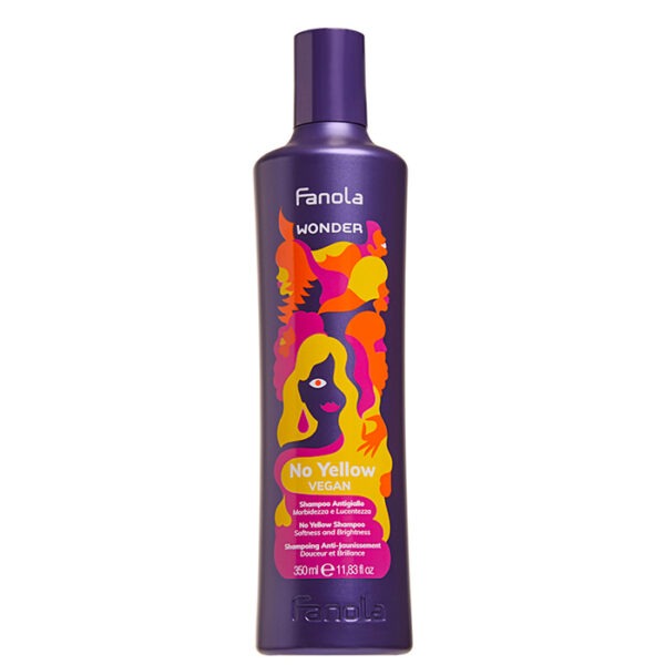 Fanola Wonder No Yellow Spring Kit - Shampoo + Spray Protettivo - immagine 2