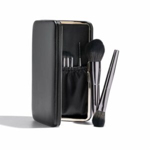 Inglot Set Di Pennelli Trucco Con Custodia Nera