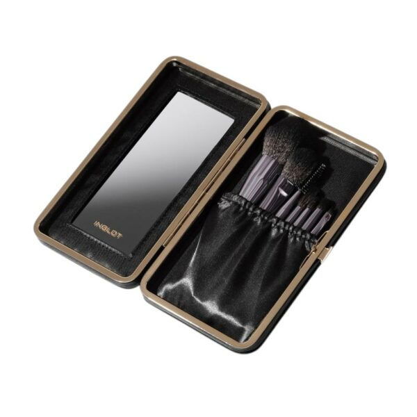 Inglot Set Di Pennelli Trucco Con Custodia Nera - immagine 3