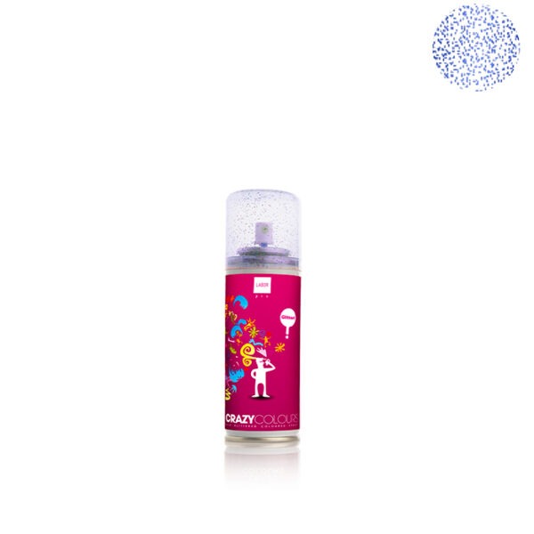 Lacca Colorata Colour Glitter Blu Per Capelli Spray 125ml