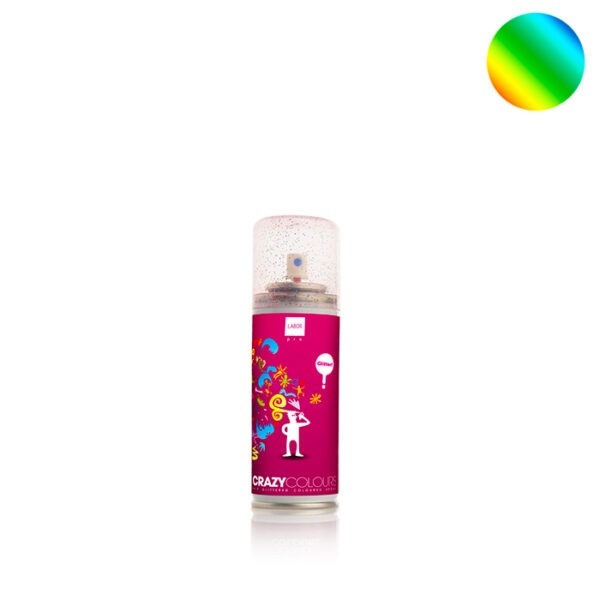 Lacca Colorata Glitter Multicolor Per Capelli Spray 125ml