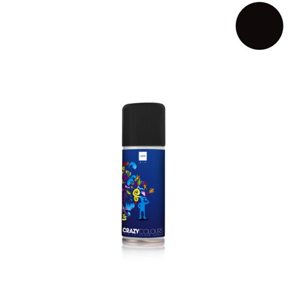 Lacca Colorata Nero Per Capelli Spray 125ml