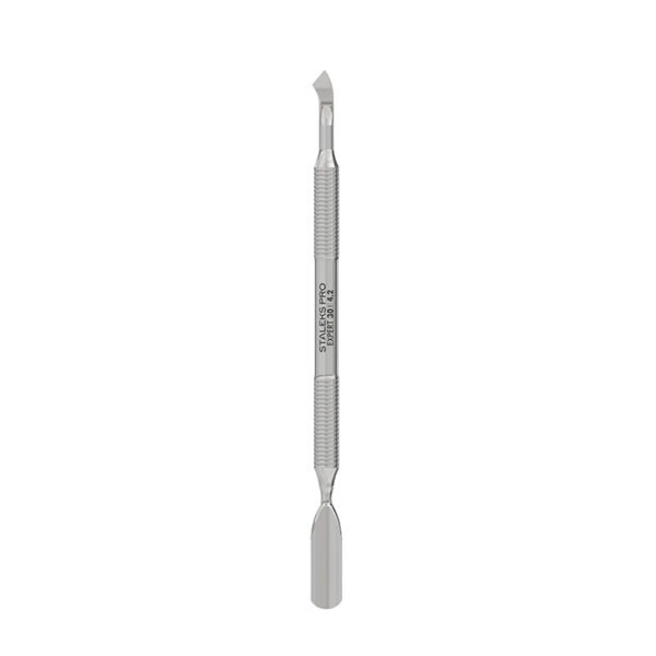 Staleks EXPERT 30 TYPE 4.2 Spingicuticole Pusher Largo Arrotondato + Lama Piegata
