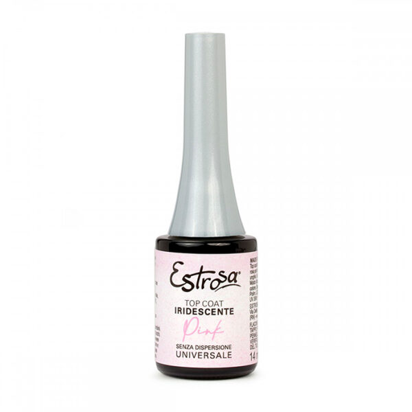 Estrosa Top Coat Pink - Iridescente Senza Dispersione 14ml