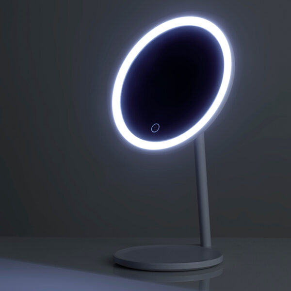 Specchiera Make-Up Bianca 3X – LED, Tavolo e Parete