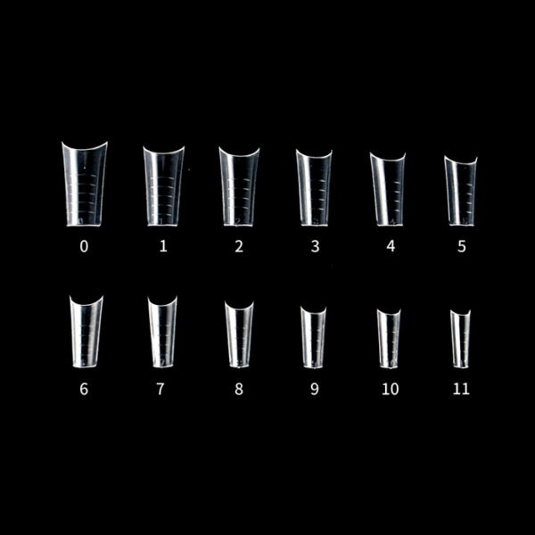 Estrosa Dual Form Tips Almond 12 Misure - Confezione da 120 Pezzi