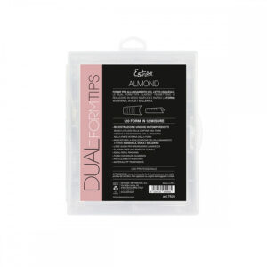 Estrosa Dual Form Tips Almond 12 Misure - Confezione da 120 Pezzi