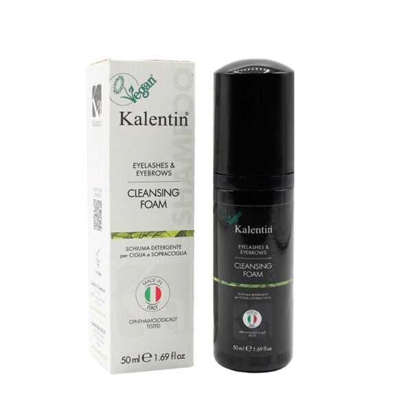 Kalentin Cleansing Foam - Schiuma Detergente Vegana Per Ciglia E Sopracciglia 50ml