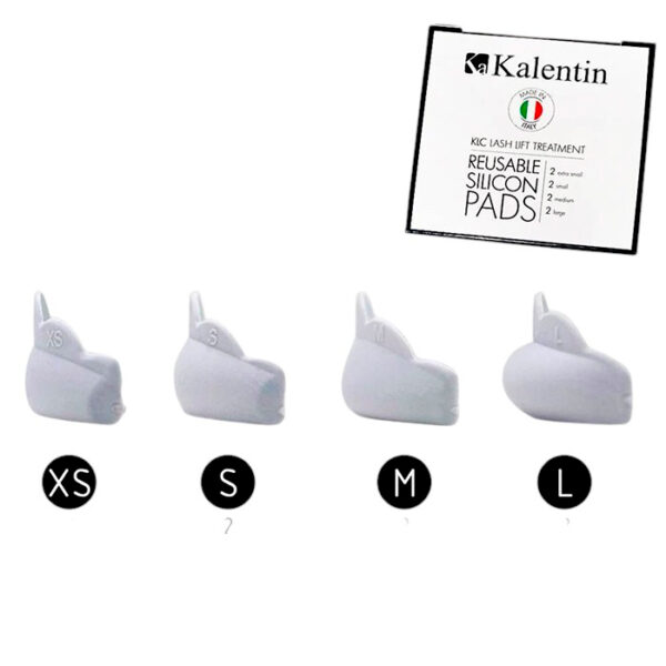 Kalentin Cofanetto Pads Riutilizzabili In Silicone 4 Paia