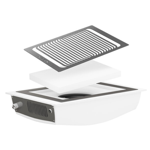 Shemax Aspiratore Professionale Da Incasso Style V-Pro Bianco - immagine 3