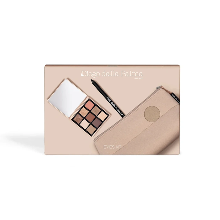 Diego Dalla Palma Eyes Kit Palette+Pochette+Matita Occhi Nera.